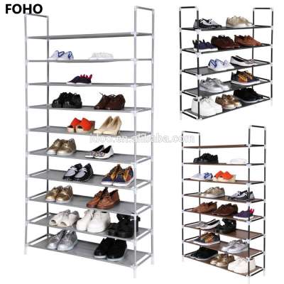 Hot Sell 10 Tier Shoe Rack Easy To Assemble Simple