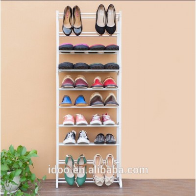 New cheap folding shoe rack/ steel pipe shoe rack  metal shoe rack designs